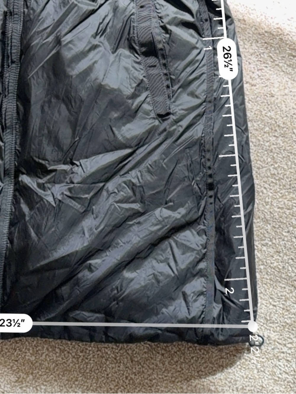 Athleta Summit PrimaLoft Packable Parka XL Black Athleisure Travel - Picture 9 of 10